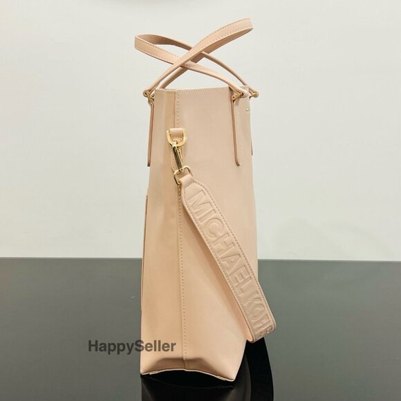 Michael Kors Tote Bag Handbag Purse Crossbody Strap Blush Pink Travel NEW - Picture 13 of 14